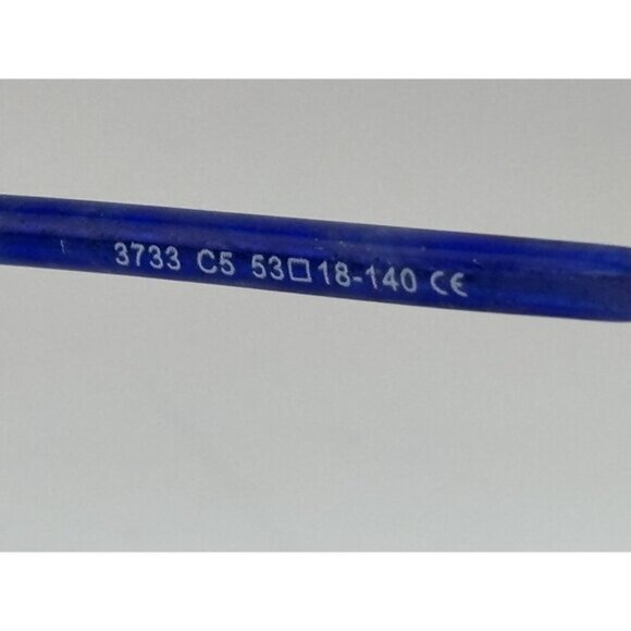 PRECISION - 3733 C5 53-18-140 Blue and Gold Metal Glasses Frames - Picture 7 of 7